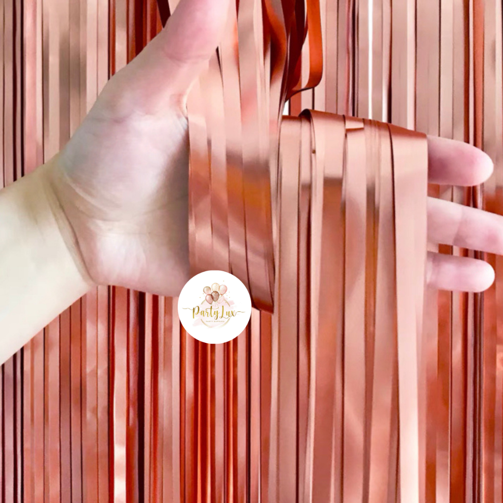 TIRAI RUMBAI DOFF ROSEGOLD / TIRAI ROSEGOLD / TIRAI RUMBAI PESTA / TIRAI RUMBAI FOIL DOFF / TIRAI FO