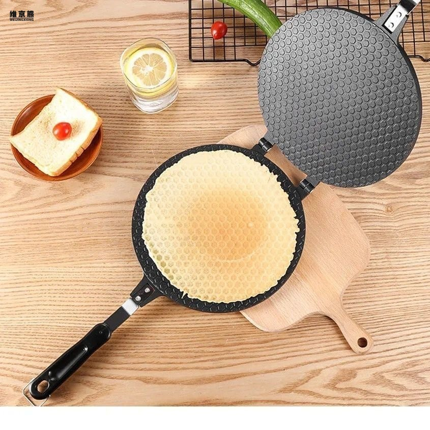 Cetakan TAIYAKI WAFEL MAKER Teflon Marble Cetakan Kue Dua ikan teflon Anti lengket Waffle bungeoppang pan japan DIY Baking Mold