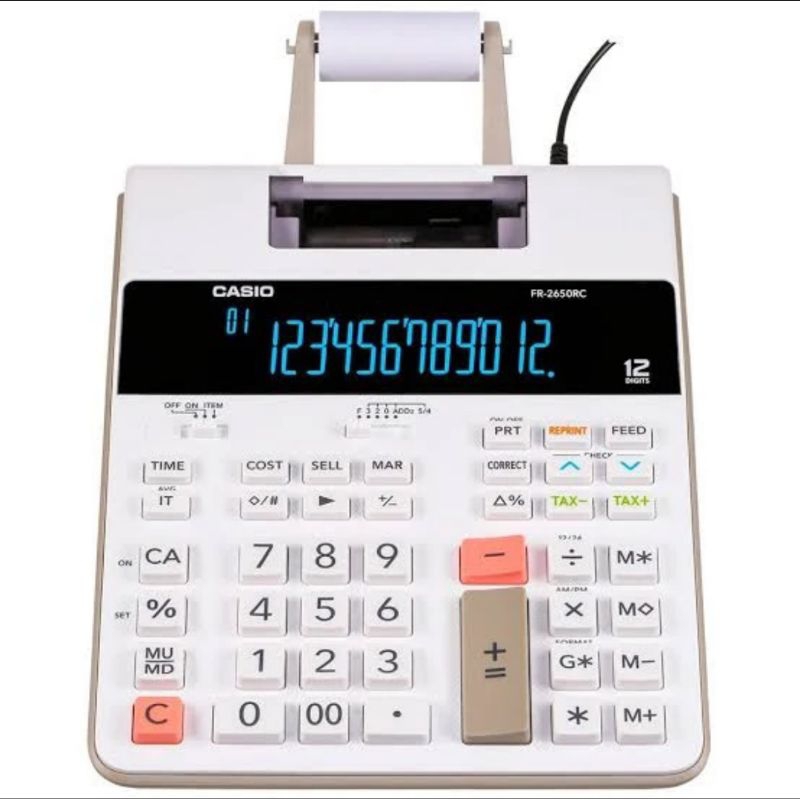 

CASIO KALKULATOR PRINTING FR 2650RC 2 COLOR PRINT