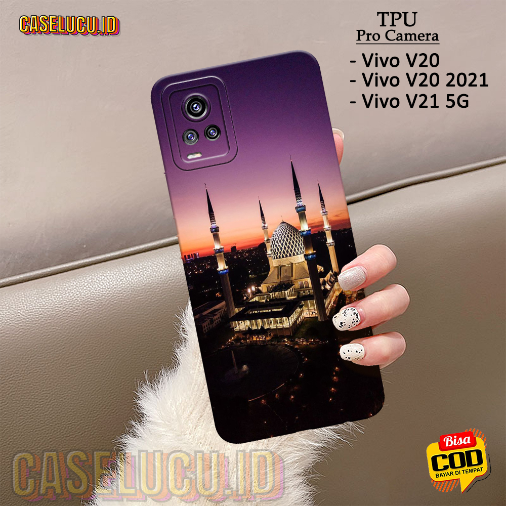 Casing Hp VIVO V20 / V20 2021/ V21 5G Terbaru - Fashion Case Muslim - Case VIVO V20 / V20 2021/ V21 