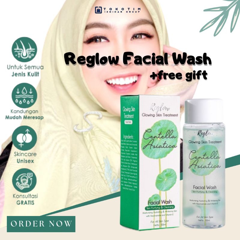 Reglow Facial Wash Skincare Wanita Pembersih Wajah Kusam & Flek Hitam