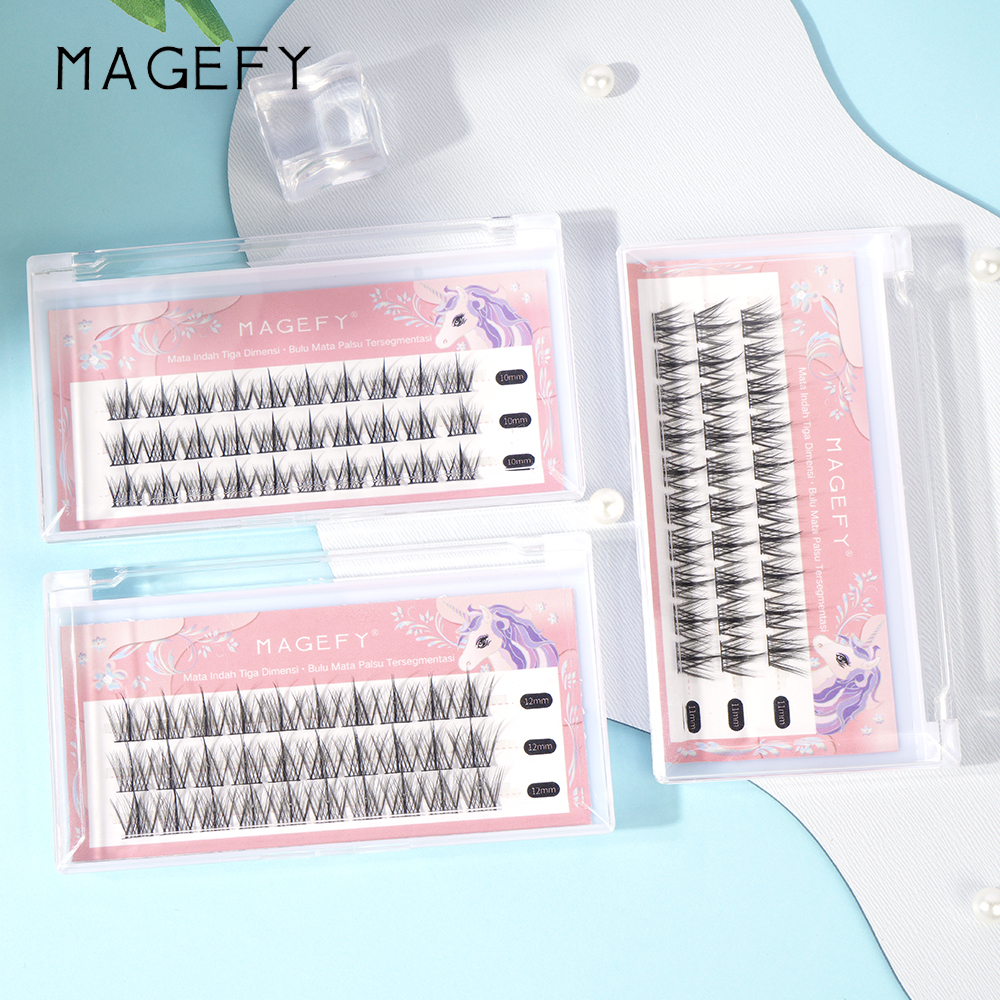 MAGFEY Bulu Mata Palsu Tanam Fake Eyelash Extension Setan Kecil Super 80007