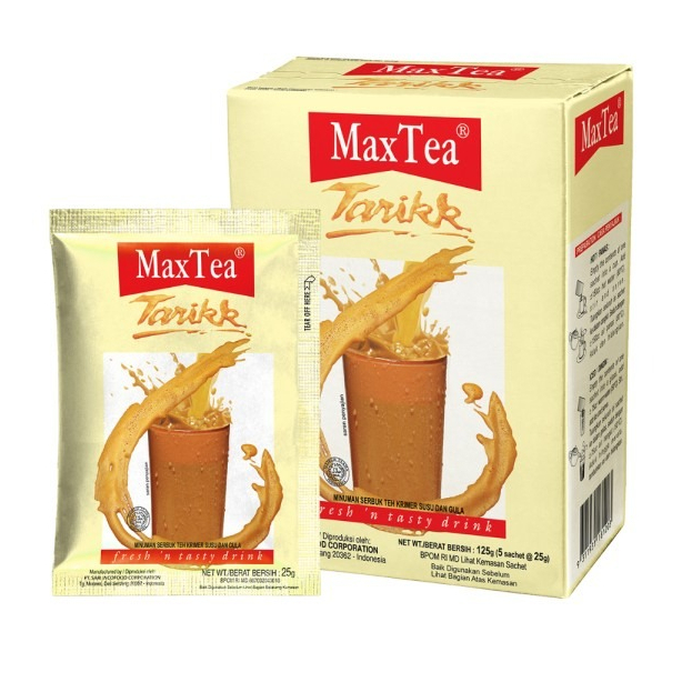 

MaxTea Tarikk 25gr Minuman Serbuk Rasa Teh Tarik