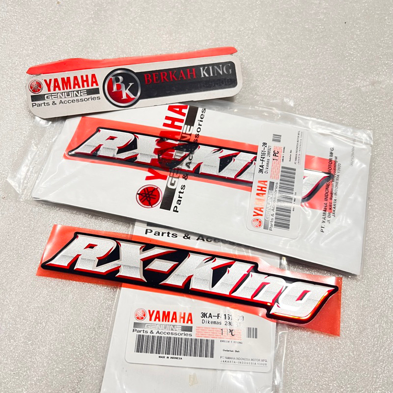 EMBLEM STIKER STICKER TANGKI RXKING RX KING 2001 2002 ORIGINAL