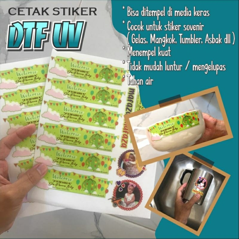 

dtf uv cetak stiker dtf uv decal kering stiker souvenir stiker custom full color