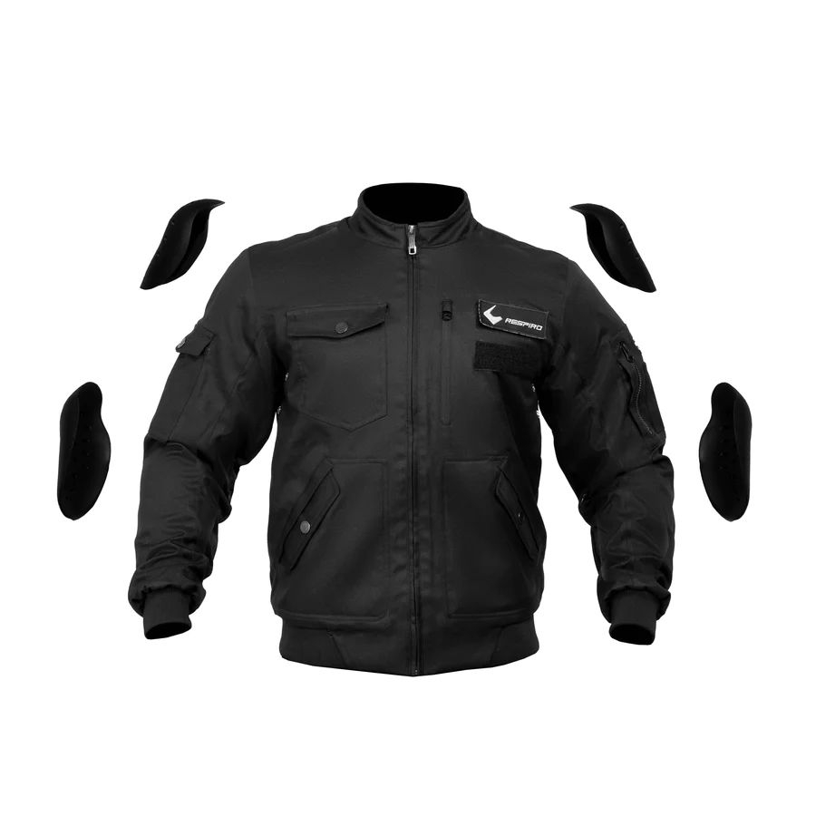 RESPIRO ALBERTA JACKET PROTECTOR WINDPROOF DAN WATERPROOF (PROTECTOR ELBOW DAN SHOULDER)