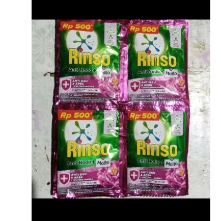 Rinso Molto parfume essence 18ml renceng isi 12 sachet