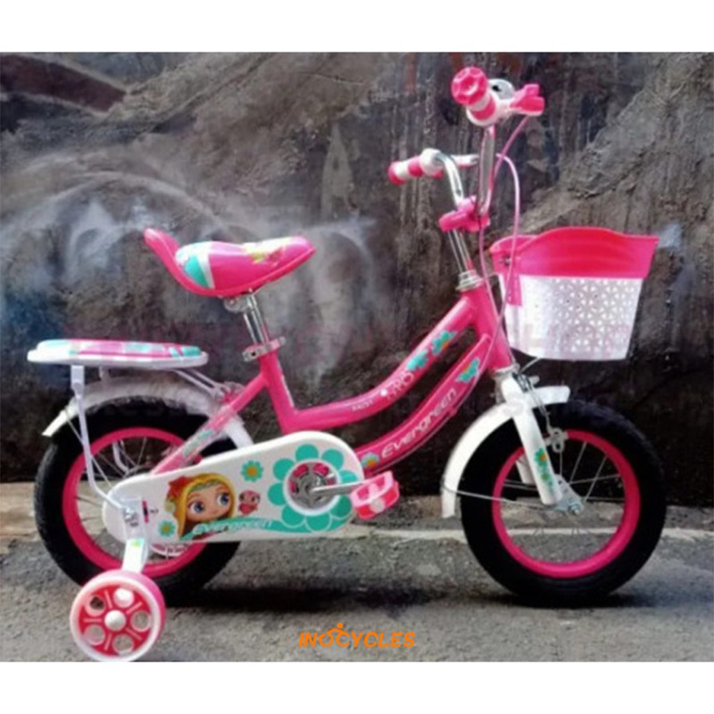 Evergreen Daisy Sepeda Anak Perempuan Ukuran 12 / Sepeda Anak Perempuan Evergreen Daisy 12