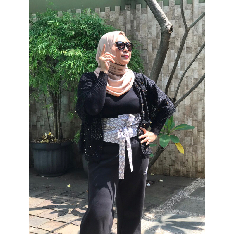Belt Batik Wanita dan Pria Bahan Katun Motif Batik Panjang Obi 95 cm Tali 190 cm