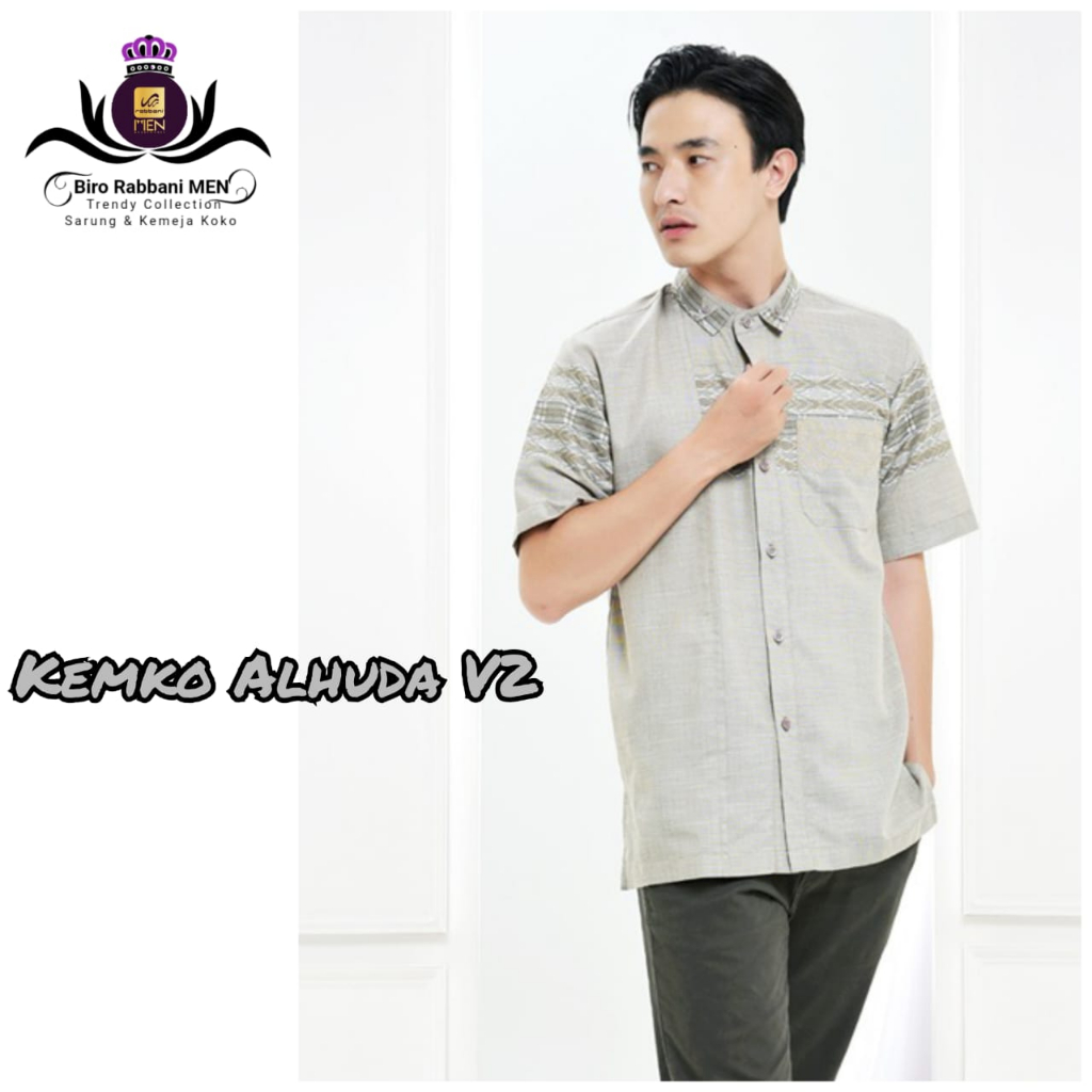 DISKON KEMEJA KOKO RABBANI/ATASAN REMAJA DEWASA/KEMEJA LENGAN PENDEK- KEMKO ALHUDA