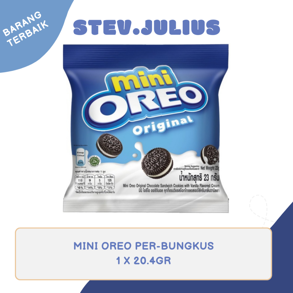 

OREO MINI PACK PER-BUNGKUS 1X20.4GR