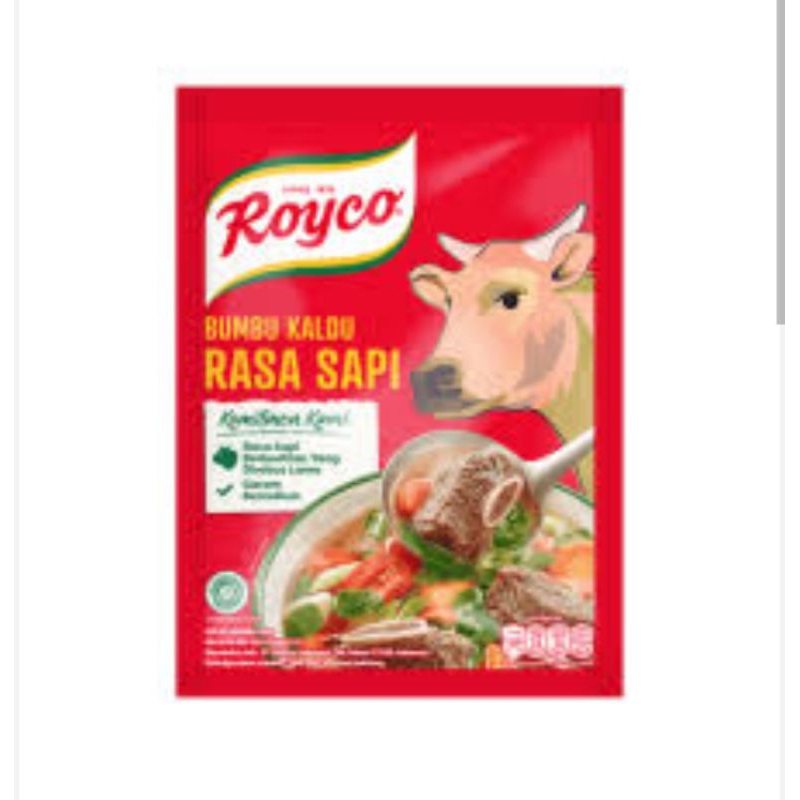 

Royco Kaldu Sapi 100 gr Sayur Segar Palembang