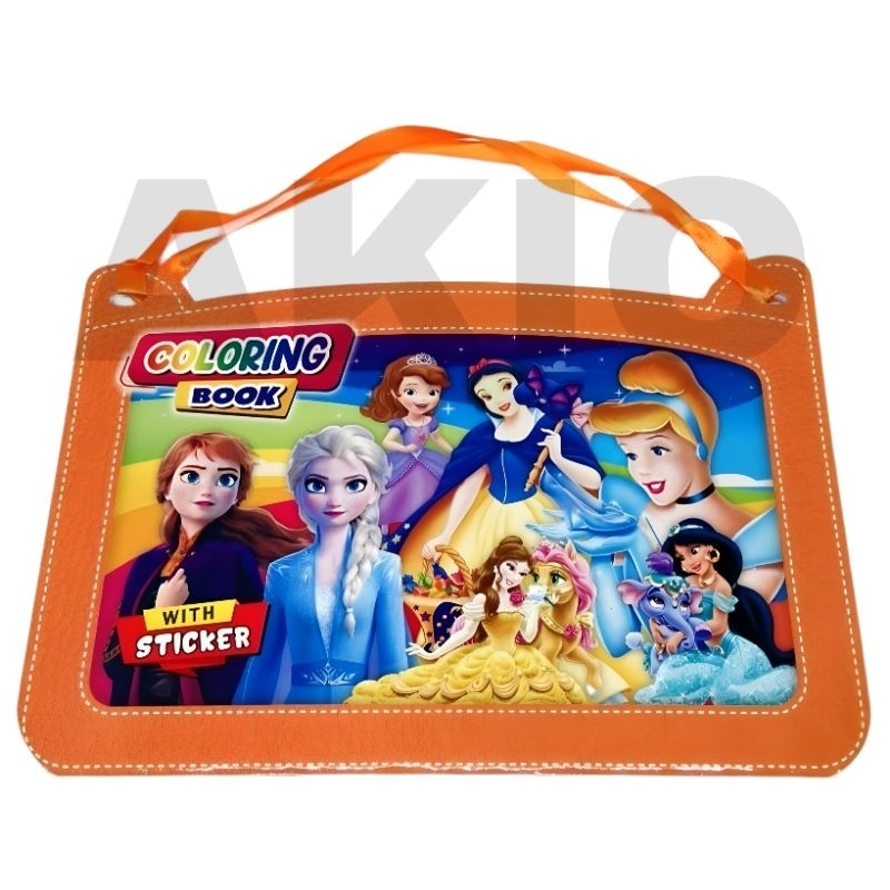 Buku Mewarnai Anak Paud TK SD 2 3 4 5 Tahun FROZEN SOFIA PRINCESS Murah