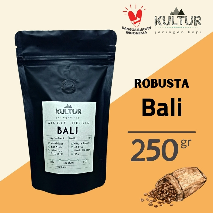 

COFFEE BEAN BIJI KOPI ROBUSTA BENGKULU 250 GR