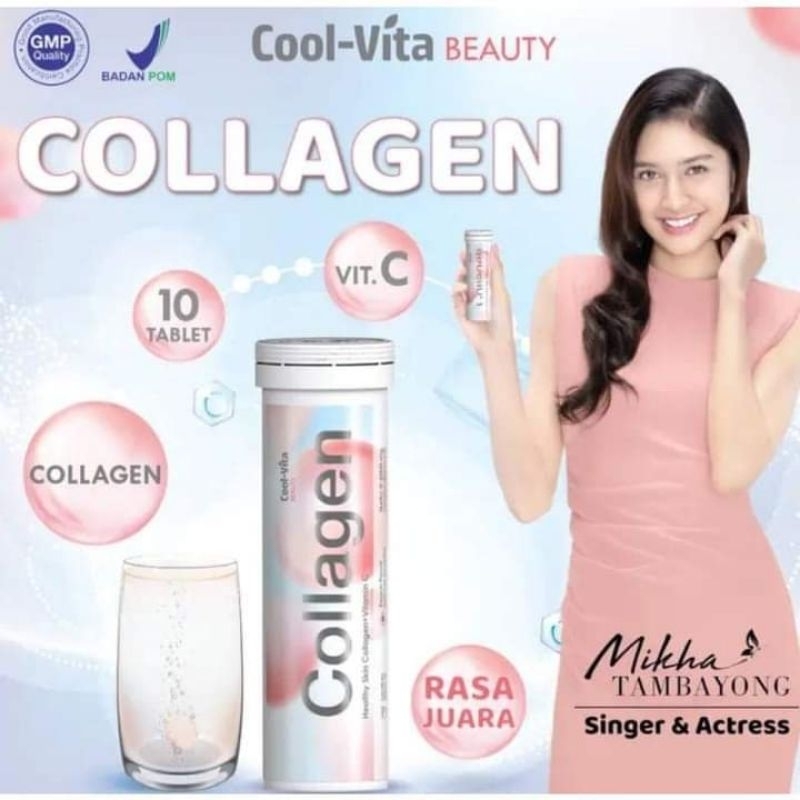 

[ Termurah ]COOLVITA COLLAGEN Healthy Skin Collagen Tube Isi 10 pcs