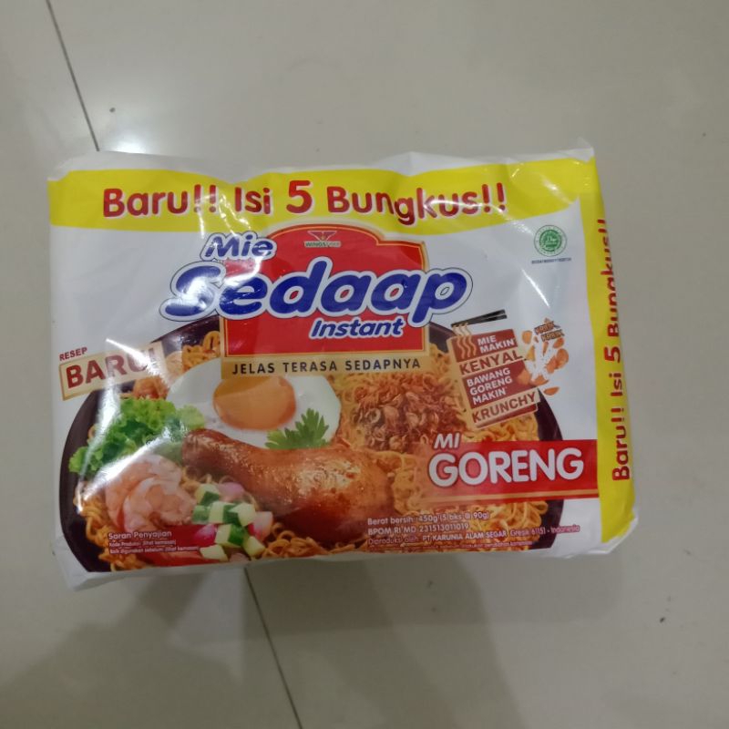 

Mie Goreng Sedaap 5 pcs murah