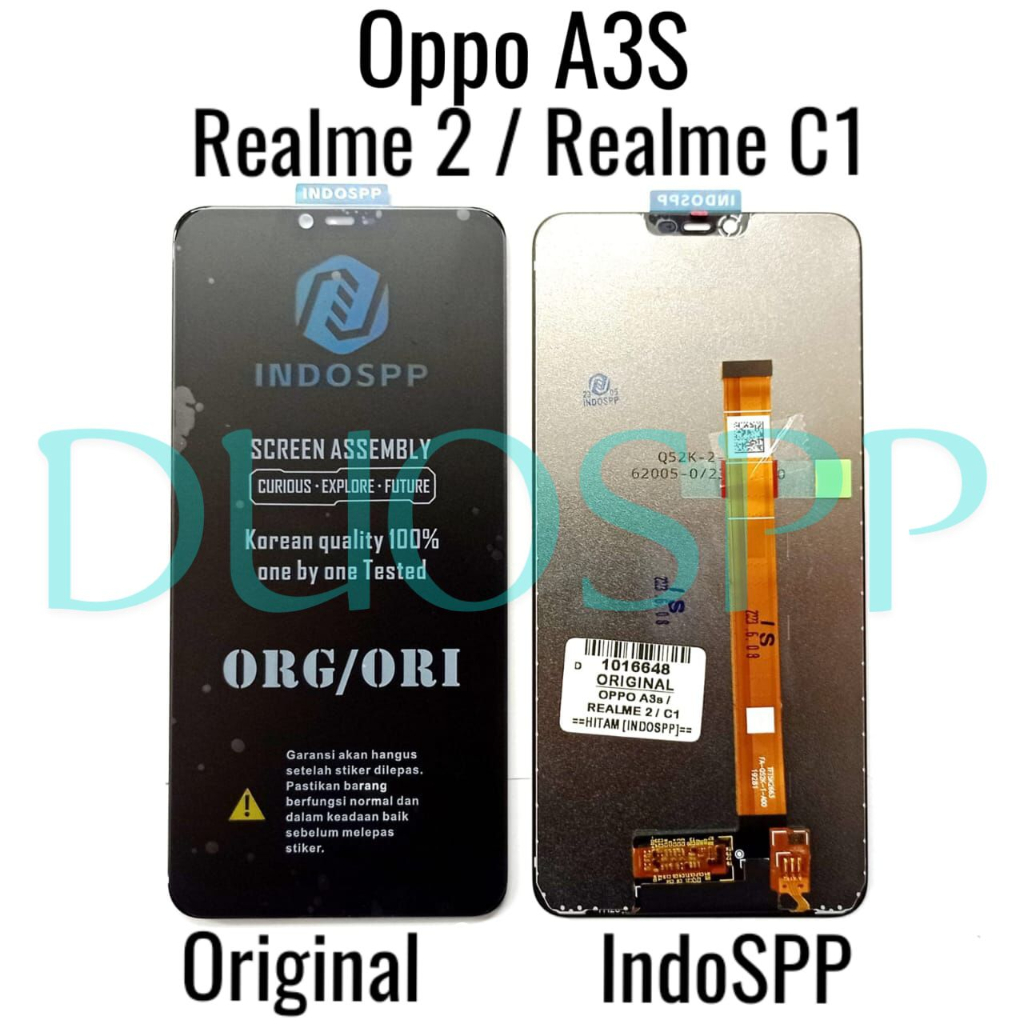LCD Touchscreen Fullset OP A3S / OP A5 (A5 2018 / AX5) / A12E / Realme 2 / C1 / A1603 / CPH1803 / CP