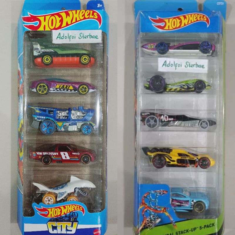 hotwheels hot wheels isi 5 spiral stack up 5-pack chevroletor duel fueler rd10 RD-10 spin buster pow