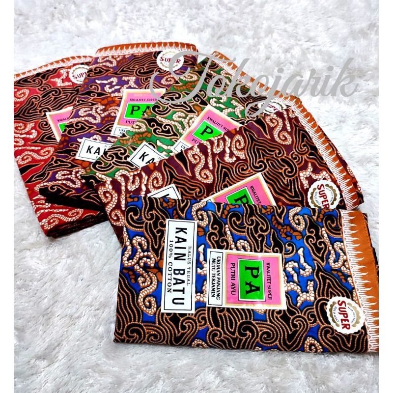 Kain Panjang Paket 6 Pcs Jarik Melahirkan Samping Kebat Batik, Kain Jarik Panjang Batik Pekalongan "