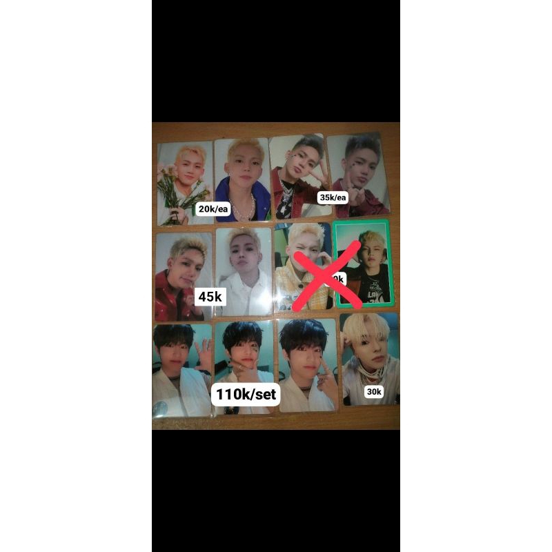 *BACA DESK* PHOTOCARD HYUNSUK JEONGWOO YGTAG TREASURE BLOOMING DECOKIT KTOWN APW