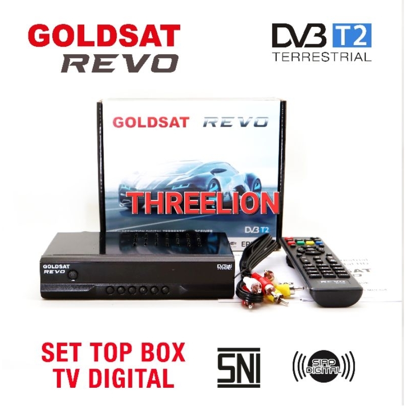 Set Top Box TV Digital GOLDSAT REVO DVB T2 STB