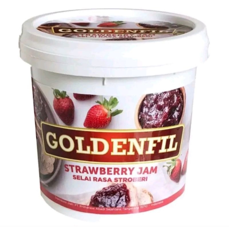 

Selai Strawberry Goldenfil 1kg