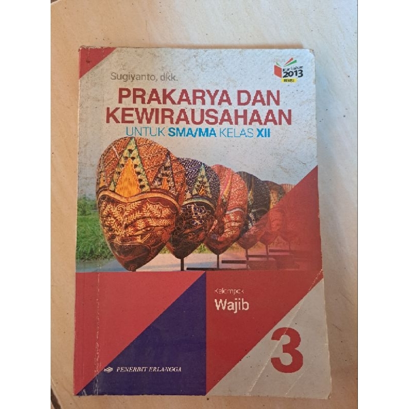 buku prakarya dan kewirausahaan Erlangga kelas 12 SMA