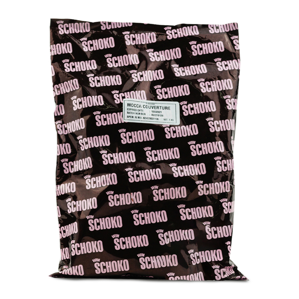 

SCHOKO Mocha Chocolate Couverture Cube - 1 Kg / Coklat Kovertur Dadu