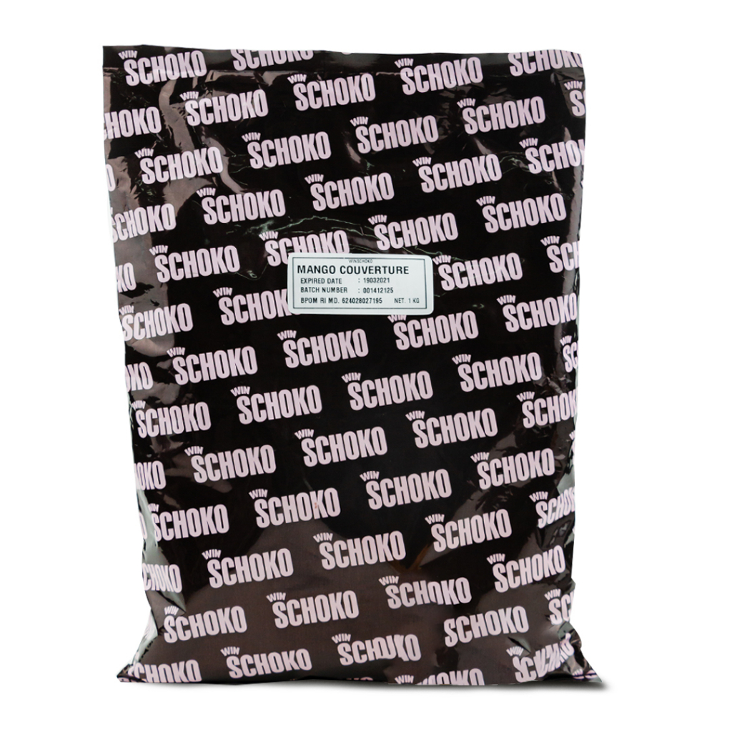 

SCHOKO Mango Chocolate Couverture Cube - 1 Kg / Coklat Kovertur Dadu