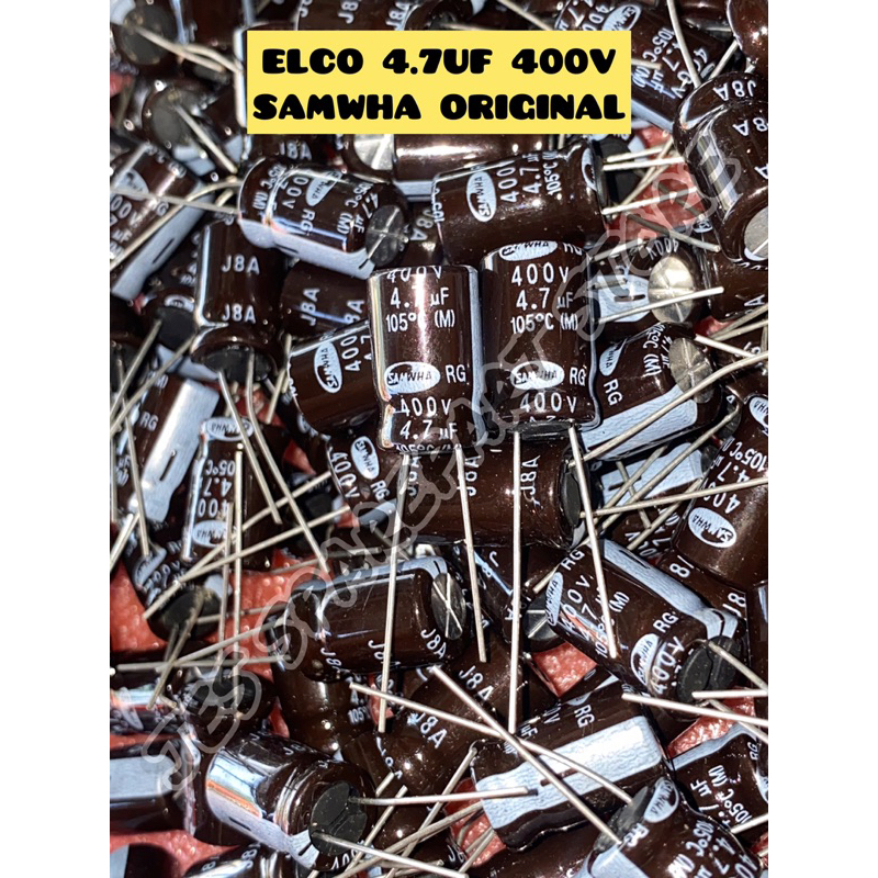 ELCO 4.7UF 400V SAMWHA