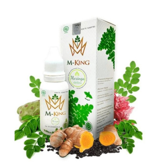 M KING Moringa Jamu Tetes Original 100% Asli
