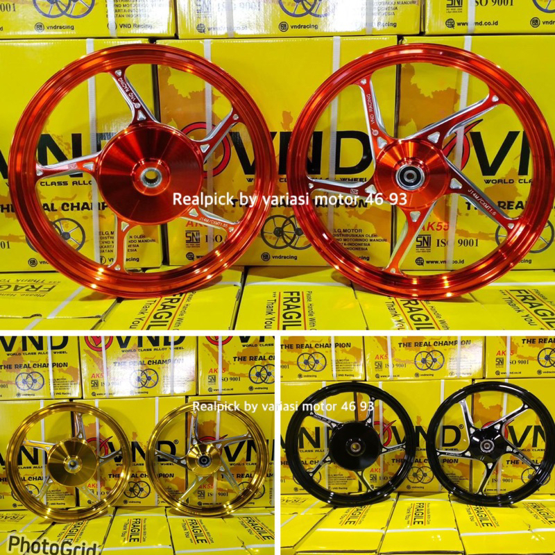 velg vnd ak55 vario 150 / vario 125 original vnd ak55 vario ring 14