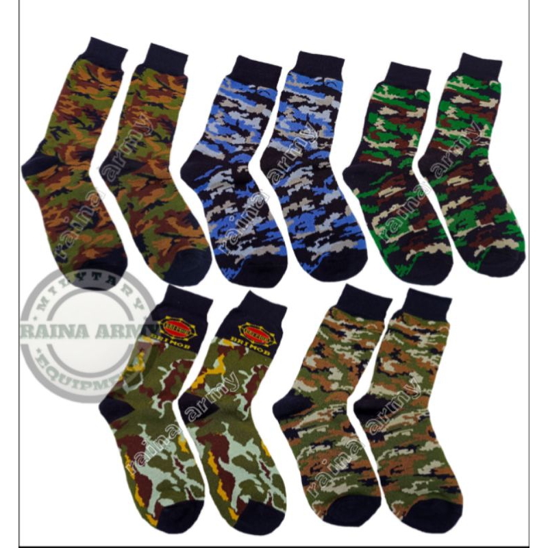 kaos kaki pdl loreng tni ad tni au nkri kostrad brimob