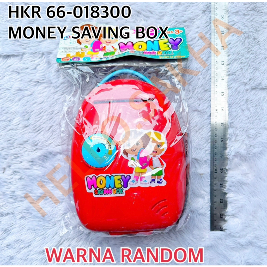 MAINAN HKR 66-018300 MONEY SAVING BOX MODEL TAS KOPER BRANKAS BRANGKAS TABUNGAN CELENGAN BELAJAR MEN