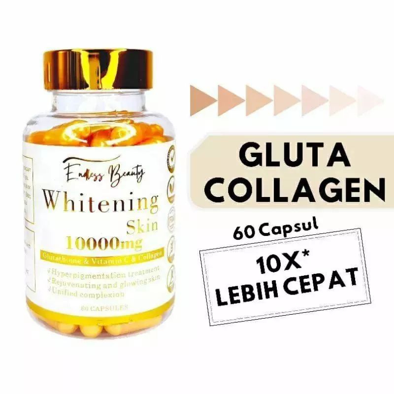 GLUTA COLLAGEN 60 CAPSULE L-Glutathione 1000mg