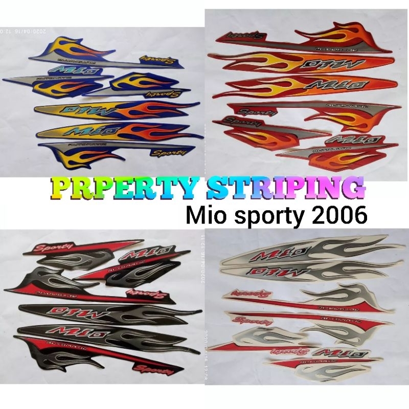 stiker Striping MIO sporty 2006 (biru_merah_putih_hitam)