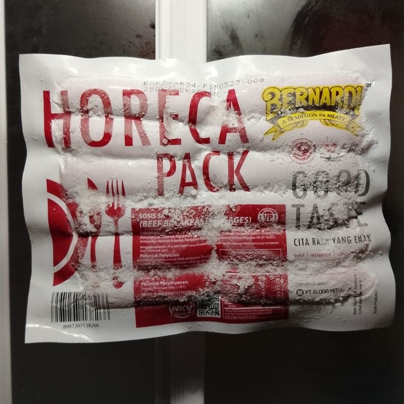 

Bernardi Sosis Sapi Horeca VP (Tanpa Kupas) 500Gr