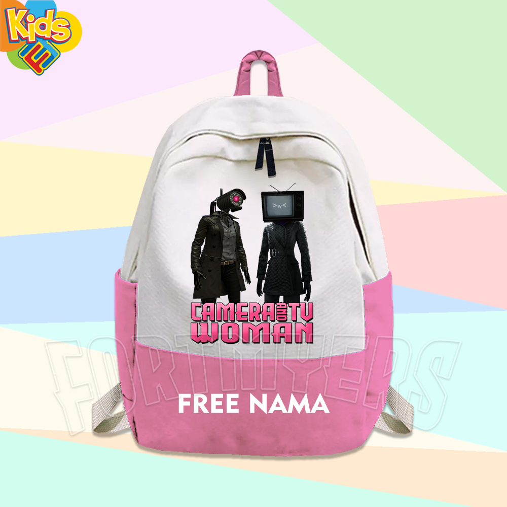 TAS RANSEL ANAK TAS SEKOLAH ANAK NEW CAMERA WOMAN AND TV WOMAN SKIBIDI TOILET