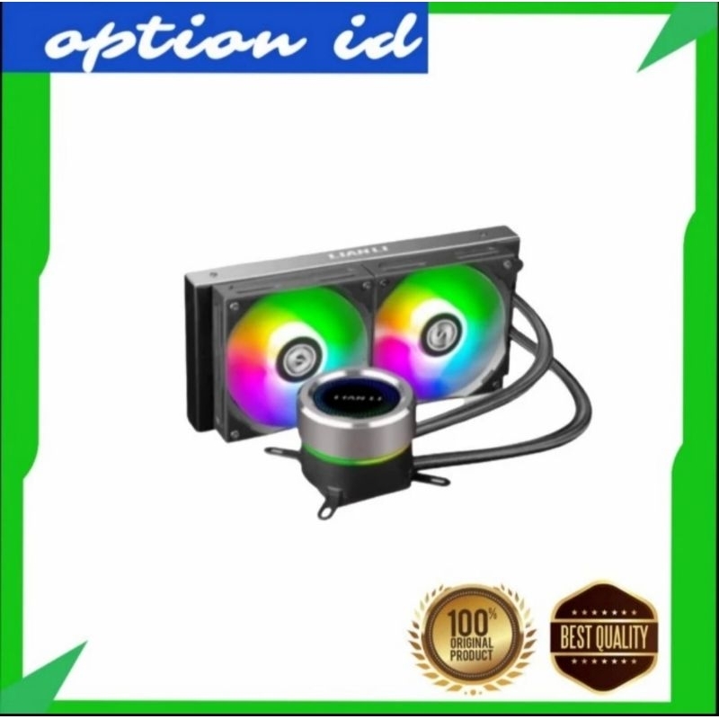 Liquid CPU Cooler LIAN LI GALAHAD 240 CLOSED-LOOP | 240mm ARGB - Black