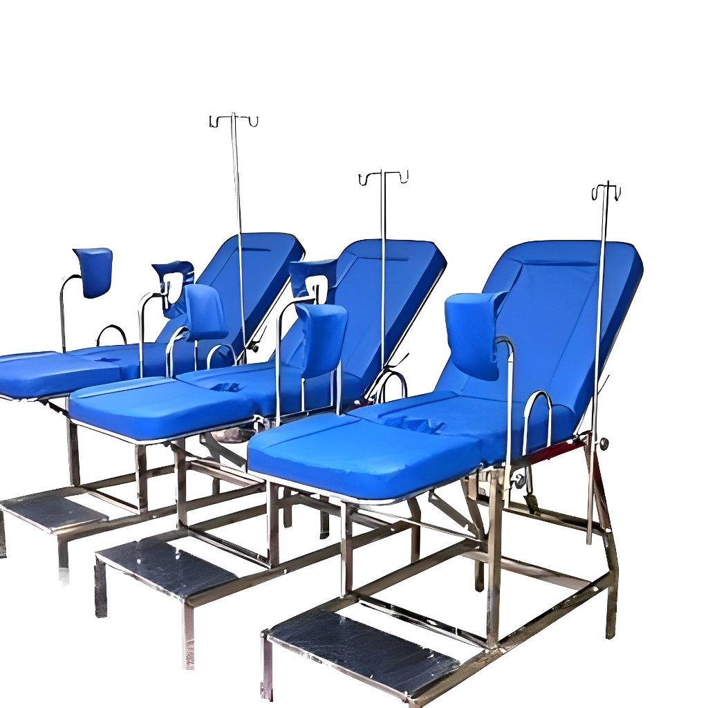 Obgyn chair hollow knockdown ss / Gyneacolog chair / ranjang persalinan