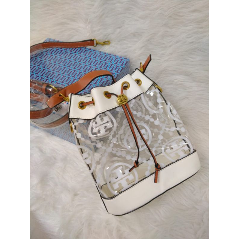 Tas Wanita TB Serut Transparan Mica Fashion Branded