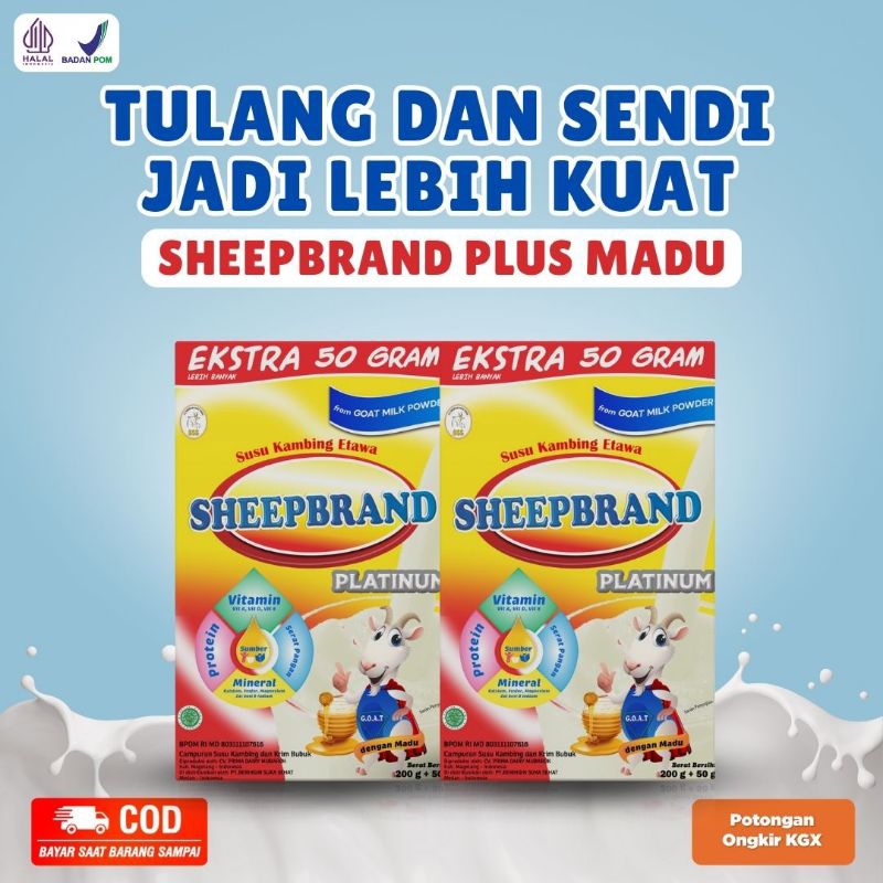 

SUSU KAMBING ETAWA BUBUK SHEEPBRAND MADU