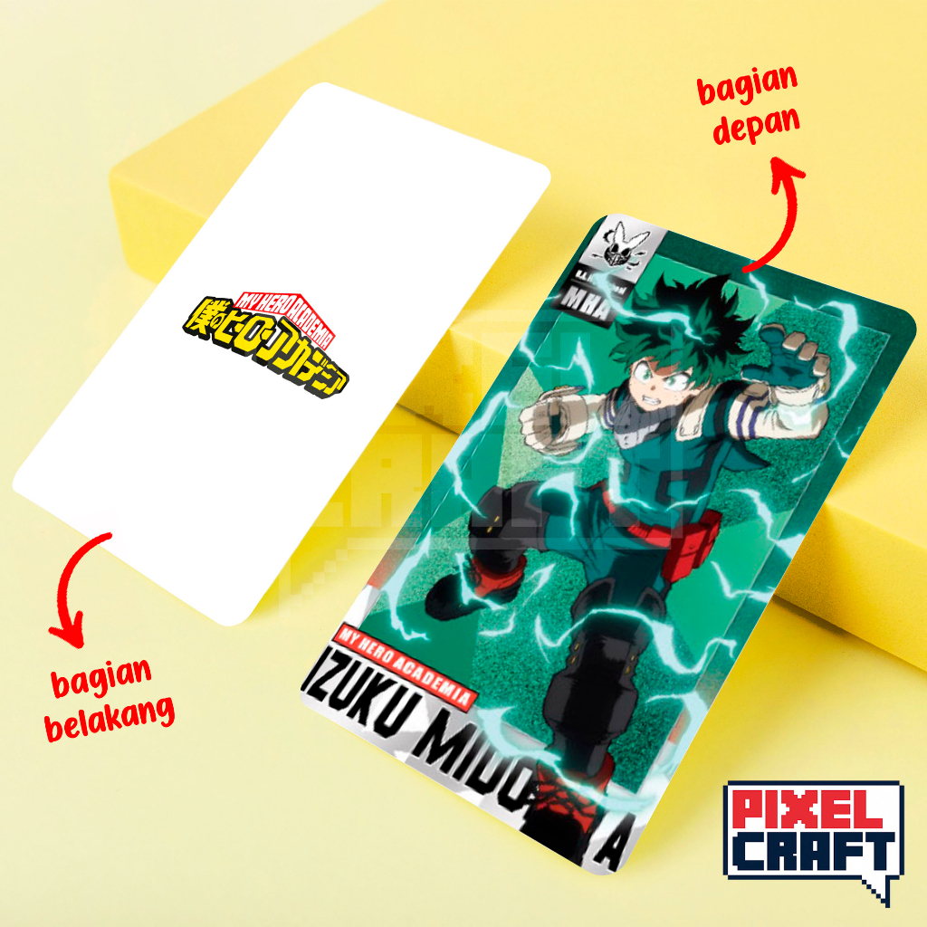 Photocard Karakter Anime BOKU NO HERO ACADEMIA (Ver 1) My Hero Academia