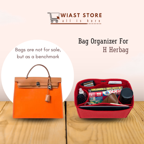 Organizer Tas untuk H Herbag - Insert Tas Premium dengan 8 Kompartemen dan Bisa Dicuci