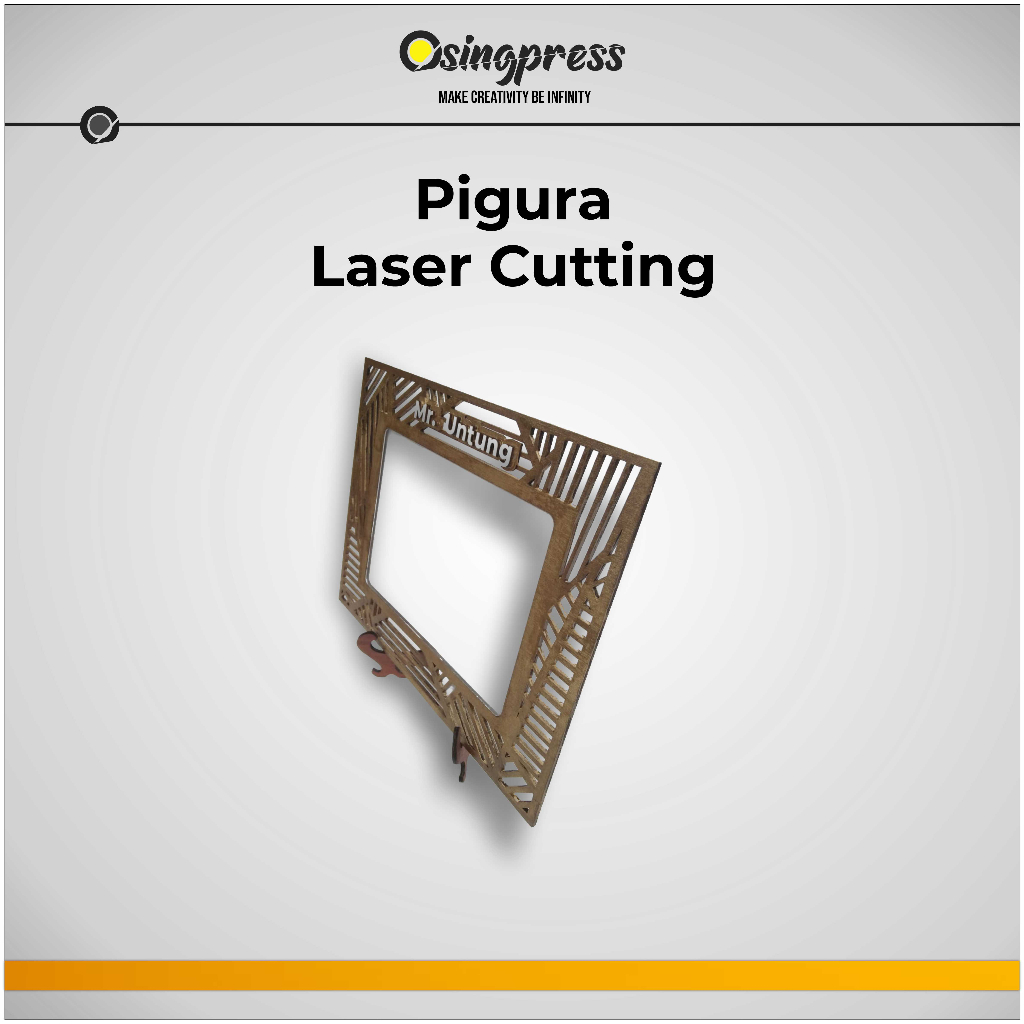 Pigura Plywood / Pigura Kayu Laser Cutting