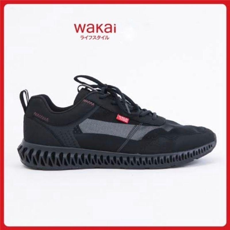 Wakai Hiro Hitam / All Black Size 43