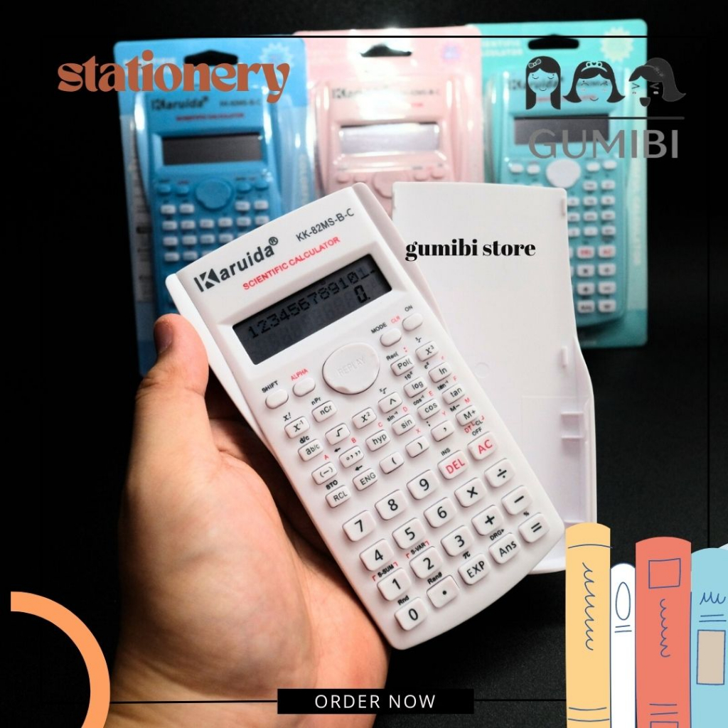 

SCIENTIFIC KALKULATOR KARUIDA PASTEL COLOR KK-82MS-B-C CALCULATOR 240 FUNCTIONS