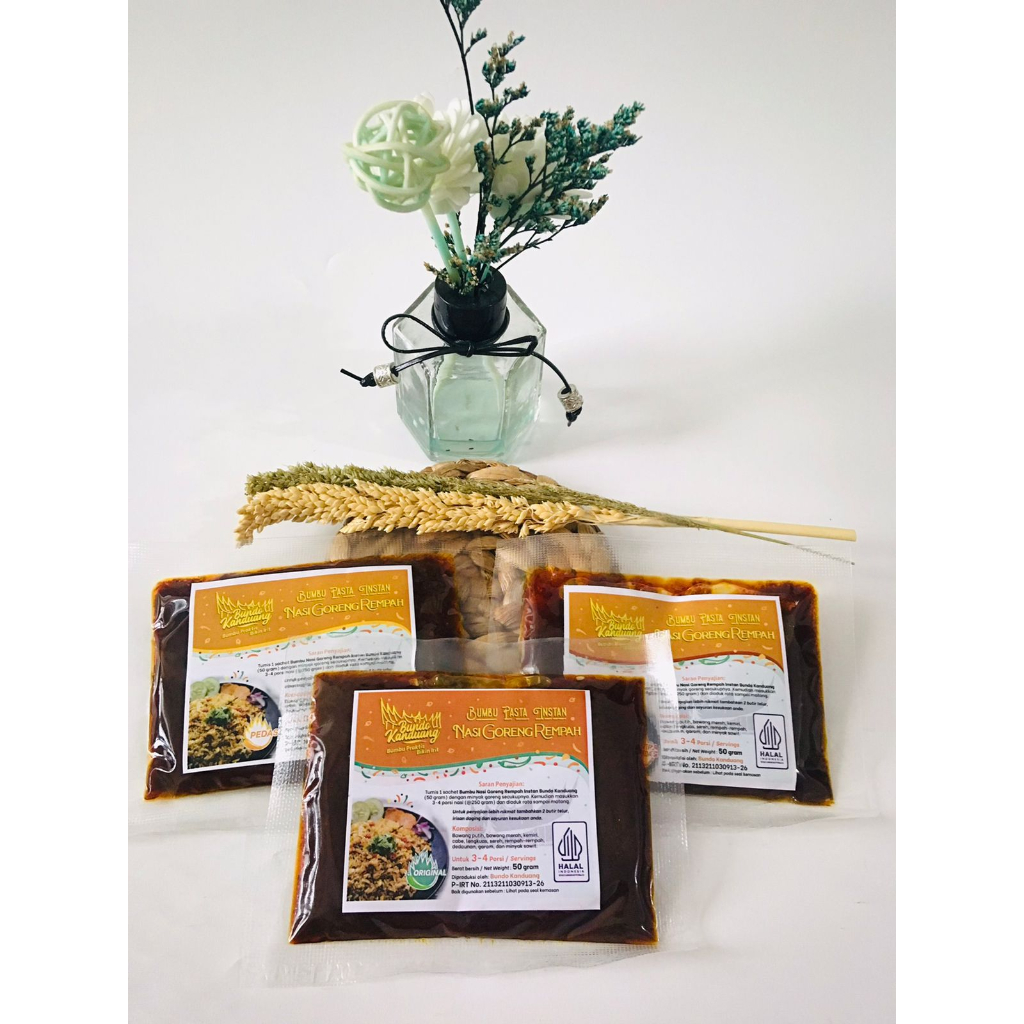 

BUMBU INSTAN NASI GORENG REMPAH BUNDO KANDUANG BUMBU MASAK INSTAN