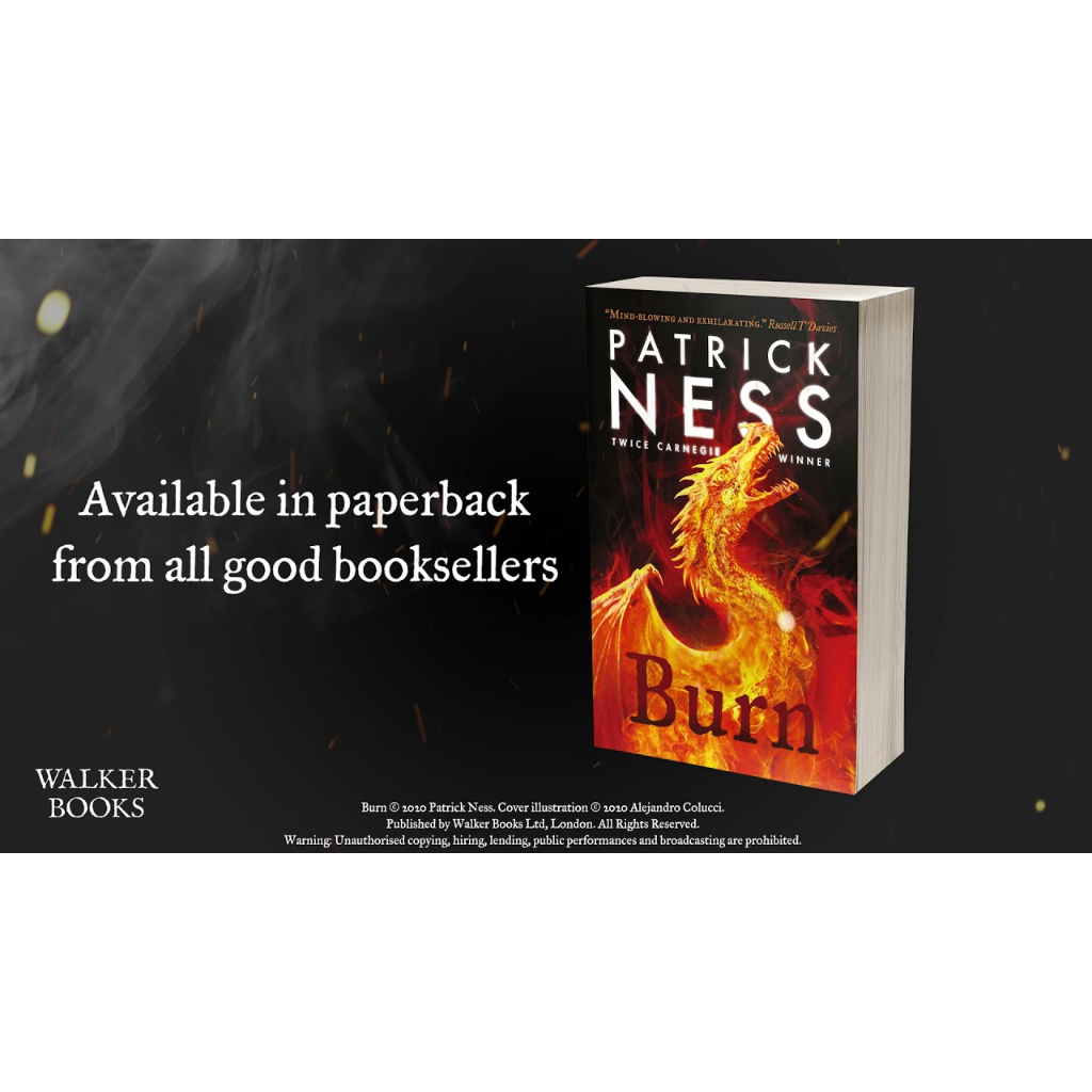 Burn by Patrick Ness Novel Import Book