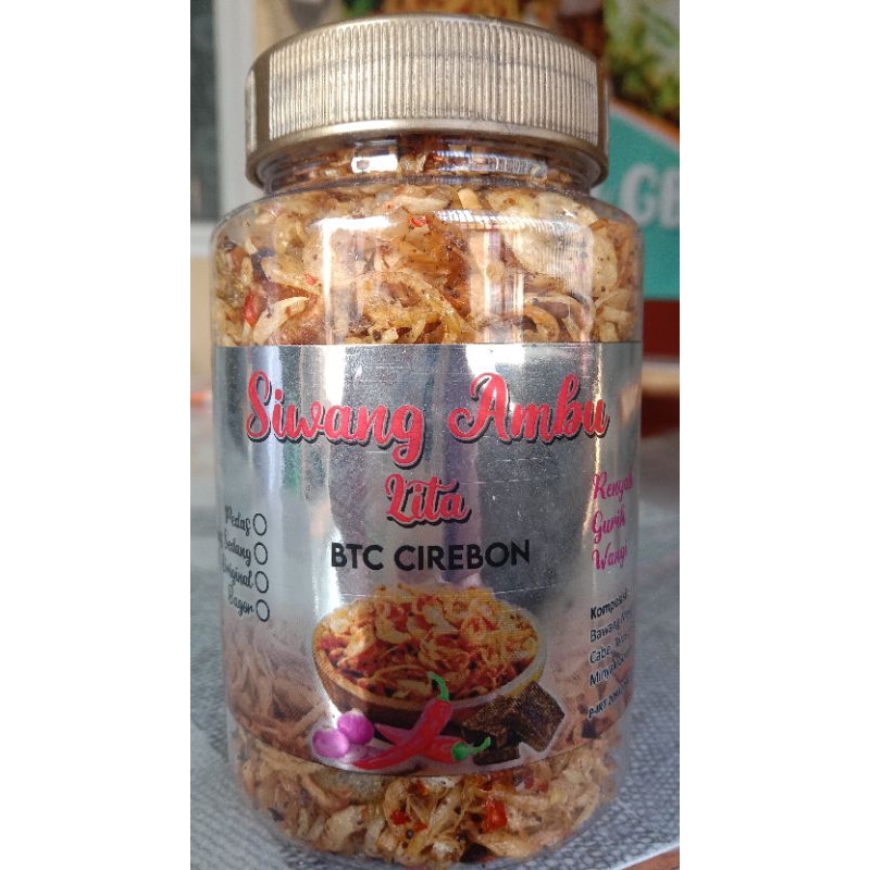 

siwang Ambu Lita (bawang goreng Sumenep asli tanpa terigu, pengawet)